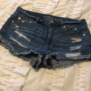 American Eagle tomgirl shortie shorts